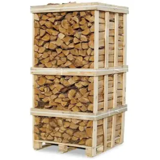 Brennholz – Eichenholzscheite 30 cm, 1 Palette = 3 Raummeter