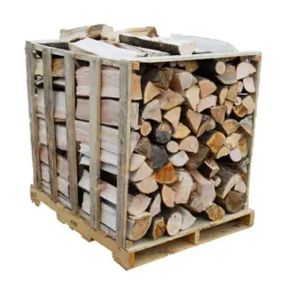 Trockenes Brennholz – 40 cm, Mischung Buche und Eiche, 1 Schüttraummeter (SRM)