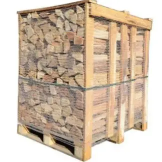 Kammergetrocknetes Brennholz – Eiche und Buche – 33 cm Scheite, Palette 2,5 Raummeter (1,75 m³)