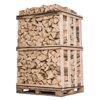 Premium Brennholz 50 cm – verpackt auf Palette mit 2 m³ / 2,5 Raummetern