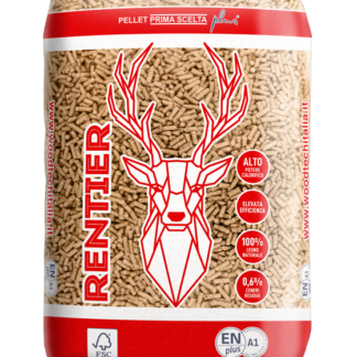 RENTIER Holzpellets – Palette mit 70 Säcken à 15 kg